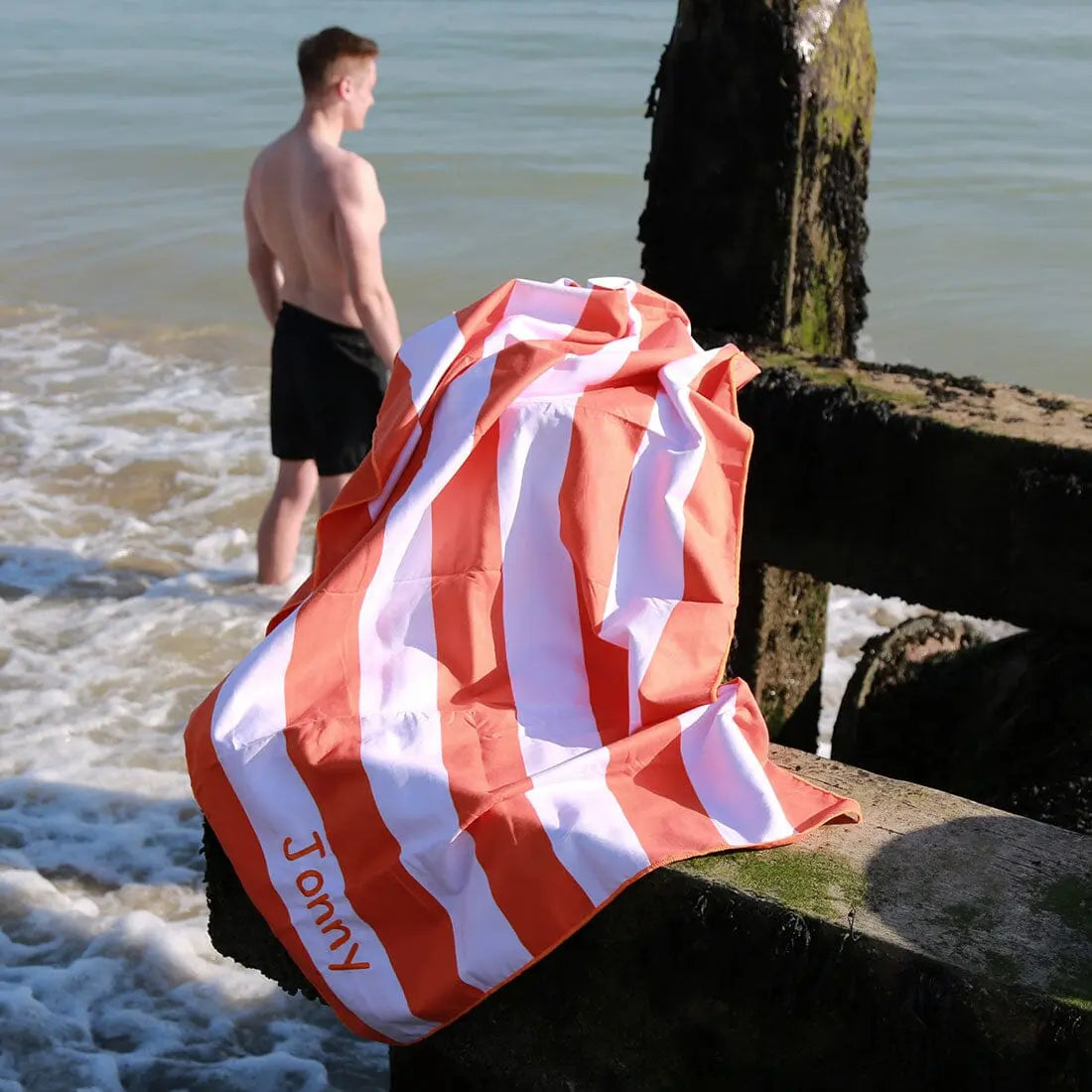 Microfibre Cabana Style Beach Towel   