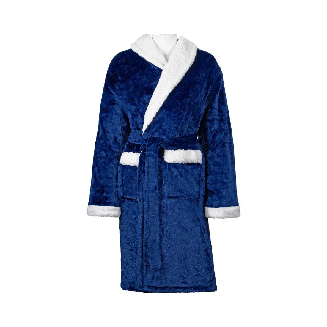 Personalised Back of Robe Sherpa Fleece Dressing Gown   