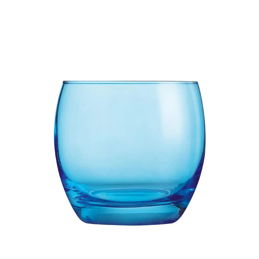 Personalised Coloured Whisky Glass Coloured Glass - Blue  