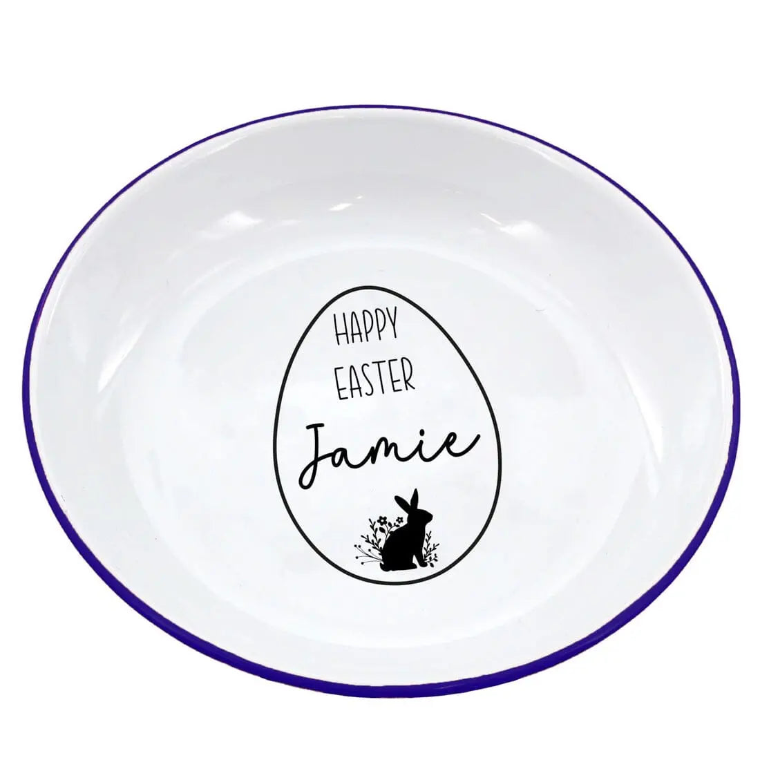 Personalised Easter Enamel Snack Bowl   