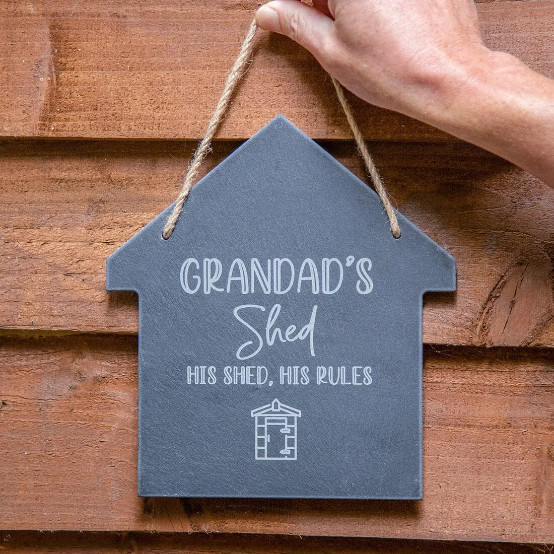 Personalised Shed Slate Sign   
