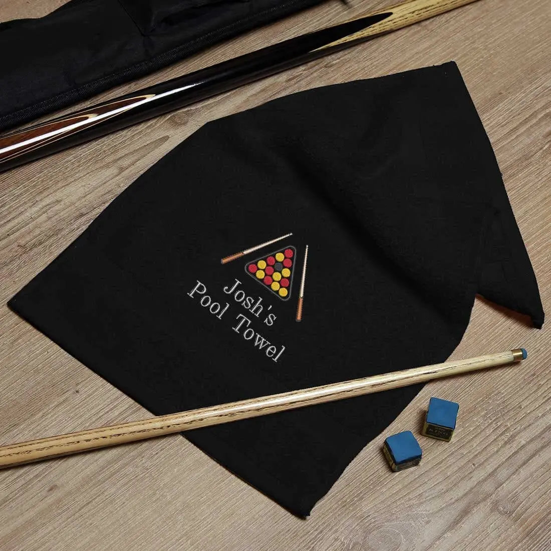 Personalised Pool Player Towel