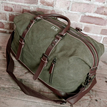 Premium Collection Large Canvas Holdall   