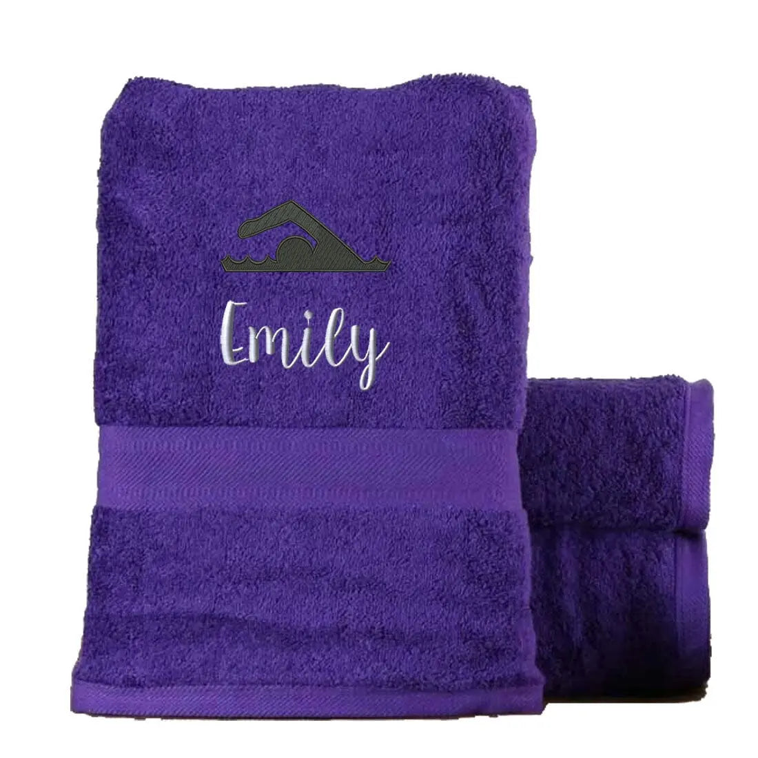 Swimming Drying Towel Egyptian - Purple  