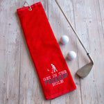 lifestyle shot with a club and balls