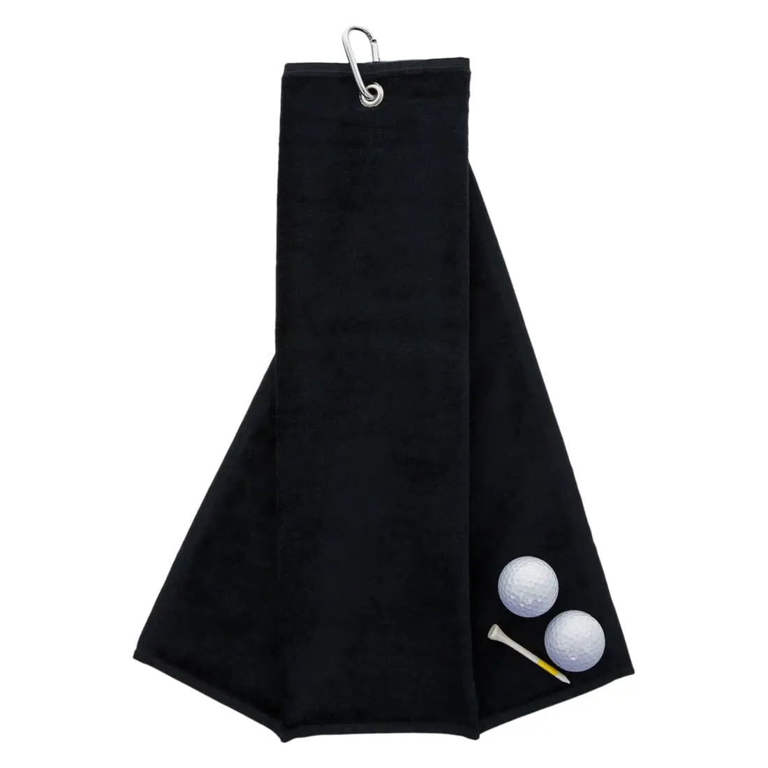 Tri-Fold Golf Towels Black  