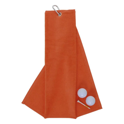 Tri-Fold Golf Towels Orange  