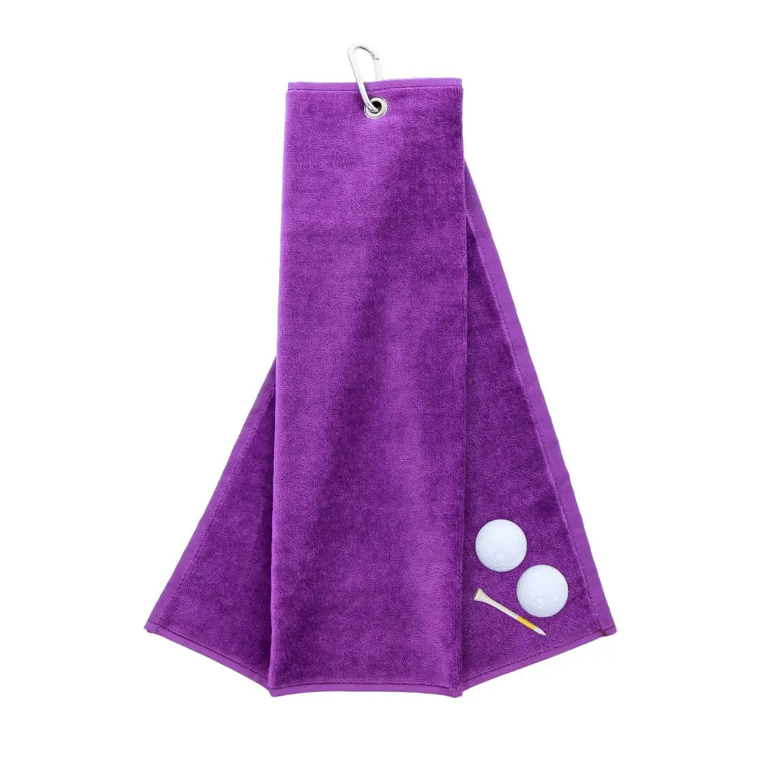 Tri-Fold Golf Towels Purple  